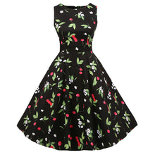 Vintage Swing Dress for Women 1950S 60S Retro Garden Party Picnic Dresses - Roja Store