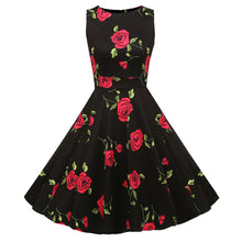 Vintage Swing Dress for Women 1950S 60S Retro Garden Party Picnic Dresses - Roja Store