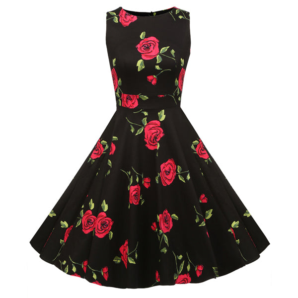 Vintage Swing Dress for Women 1950S 60S Retro Garden Party Picnic Dres –  Roja Fashion House