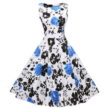 Vintage Swing Dress for Women 1950S 60S Retro Garden Party Picnic Dresses - Roja Store
