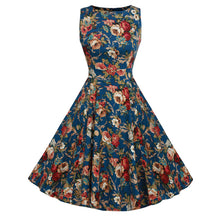 Vintage Swing Dress for Women 1950S 60S Retro Garden Party Picnic Dresses - Roja Store