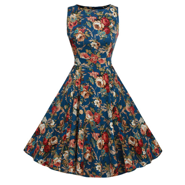 Vintage Swing Dress for Women 1950S 60S Retro Garden Party Picnic Dres – Roja Fashion House Vintage Swing Dress for Women 1950S 60S Retro Garden Party Picnic Dres – Roja Fashion House