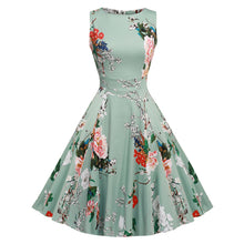 Vintage Swing Dress for Women 1950S 60S Retro Garden Party Picnic Dresses - Roja Store