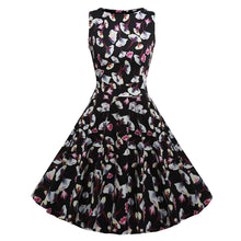 Vintage Swing Dress for Women 1950S 60S Retro Garden Party Picnic Dresses - Roja Store