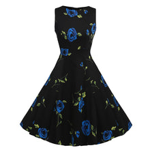 Vintage Swing Dress for Women 1950S 60S Retro Garden Party Picnic Dresses - Roja Store