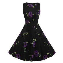 Vintage Swing Dress for Women 1950S 60S Retro Garden Party Picnic Dresses - Roja Store