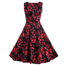 Vintage Swing Dress for Women 1950S 60S Retro Garden Party Picnic Dresses - Roja Store