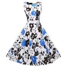Vintage Swing Dress for Women 1950S 60S Retro Garden Party Picnic Dresses - Roja Store